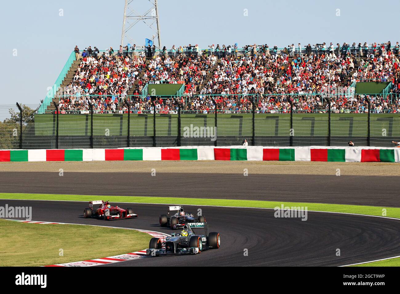 Nico Rosberg (GER) Mercedes AMG F1 W04. Grand Prix japonais, dimanche 13 octobre 2013. Suzuka, Japon. Banque D'Images