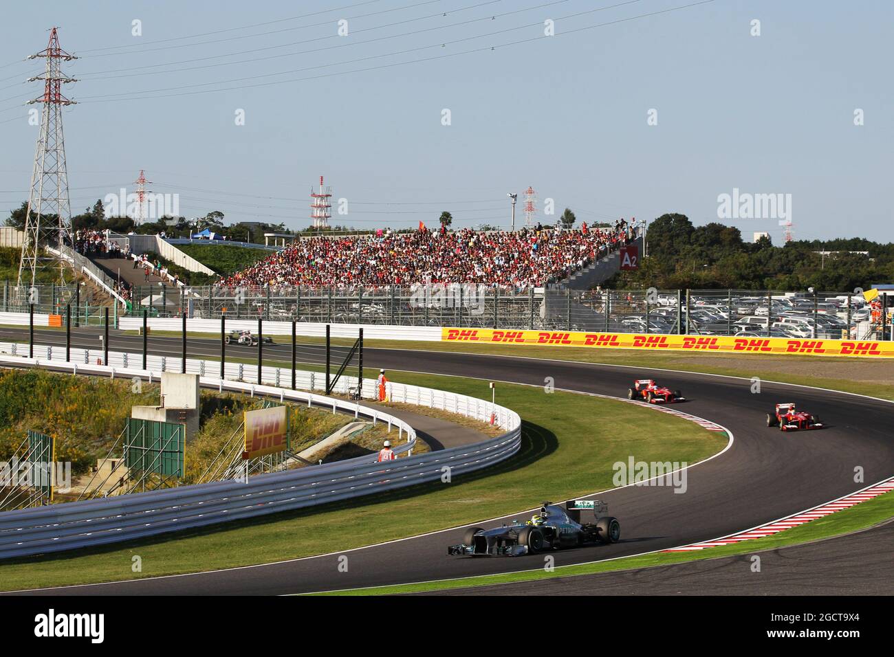 Nico Rosberg (GER) Mercedes AMG F1 W04. Grand Prix japonais, dimanche 13 octobre 2013. Suzuka, Japon. Banque D'Images