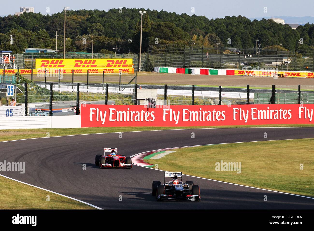Nico Hulkenberg (GER) Sauber C32. Grand Prix japonais, dimanche 13 octobre 2013. Suzuka, Japon. Banque D'Images