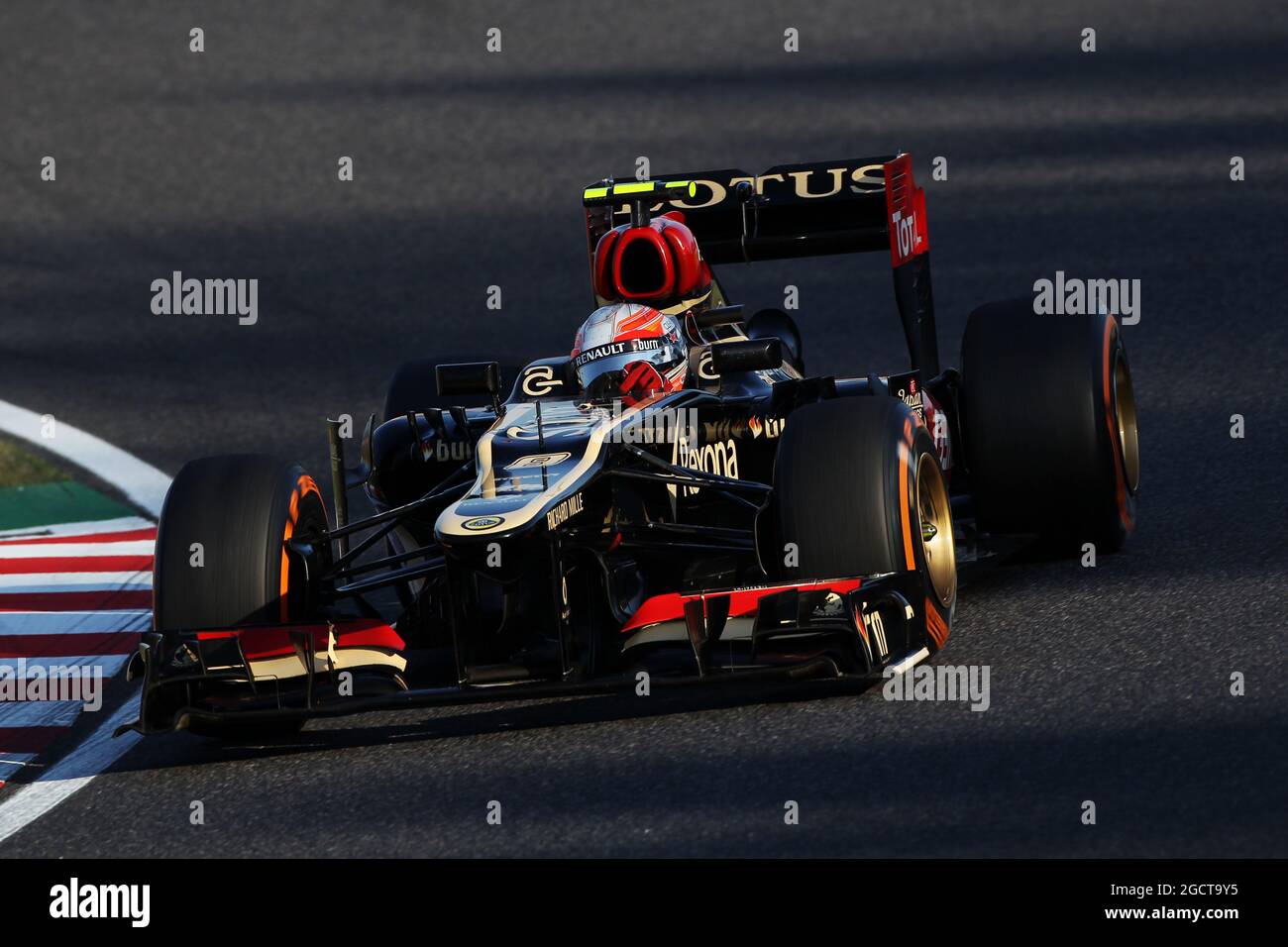 Romain Grosjean (FRA) Lotus F1 E21. Grand Prix japonais, dimanche 13 octobre 2013. Suzuka, Japon. Banque D'Images