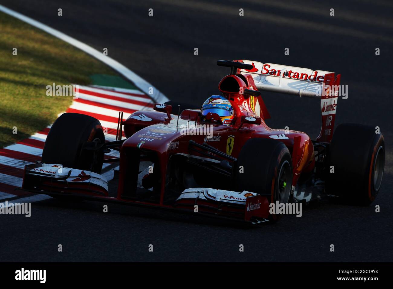 Fernando Alonso (ESP) Ferrari F138. Grand Prix japonais, dimanche 13 octobre 2013. Suzuka, Japon. Banque D'Images
