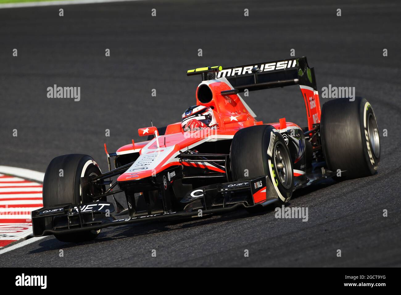 Max Chilton (GBR) Marussia F1 Team MR02. Grand Prix japonais, dimanche 13 octobre 2013. Suzuka, Japon. Banque D'Images