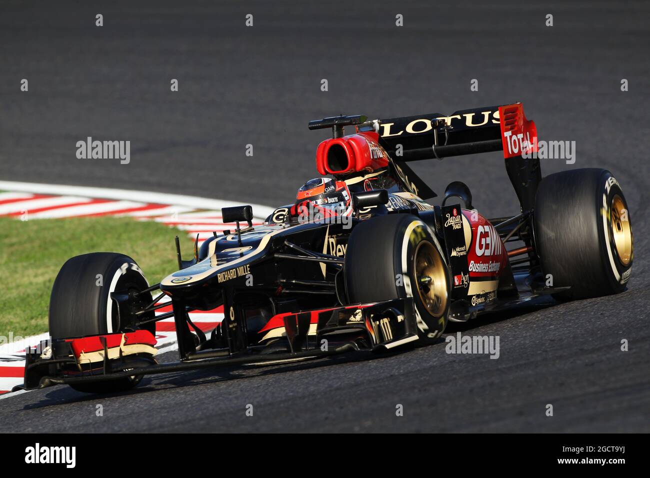 Kimi Raikkonen (fin) Lotus F1 E21. Grand Prix japonais, dimanche 13 octobre 2013. Suzuka, Japon. Banque D'Images