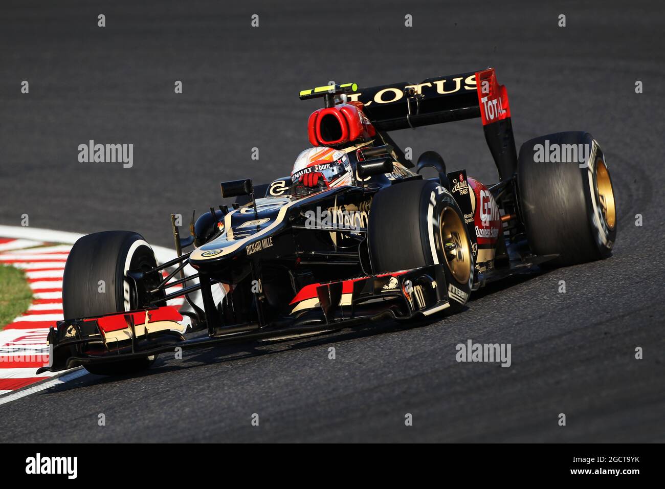 Romain Grosjean (FRA) Lotus F1 E21. Grand Prix japonais, dimanche 13 octobre 2013. Suzuka, Japon. Banque D'Images
