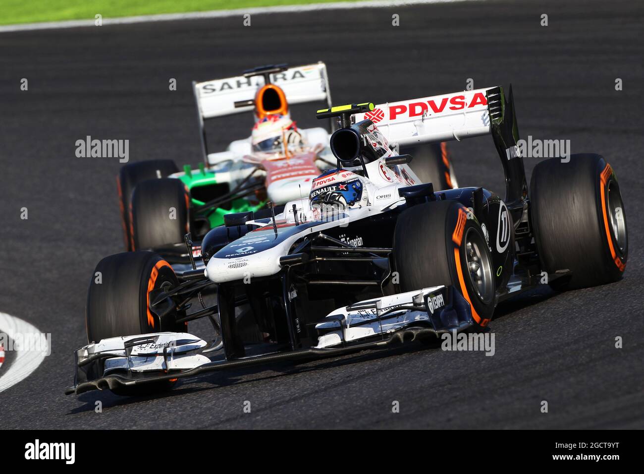 Valtteri Bottas (fin) Williams FW35. Grand Prix japonais, dimanche 13 octobre 2013. Suzuka, Japon. Banque D'Images