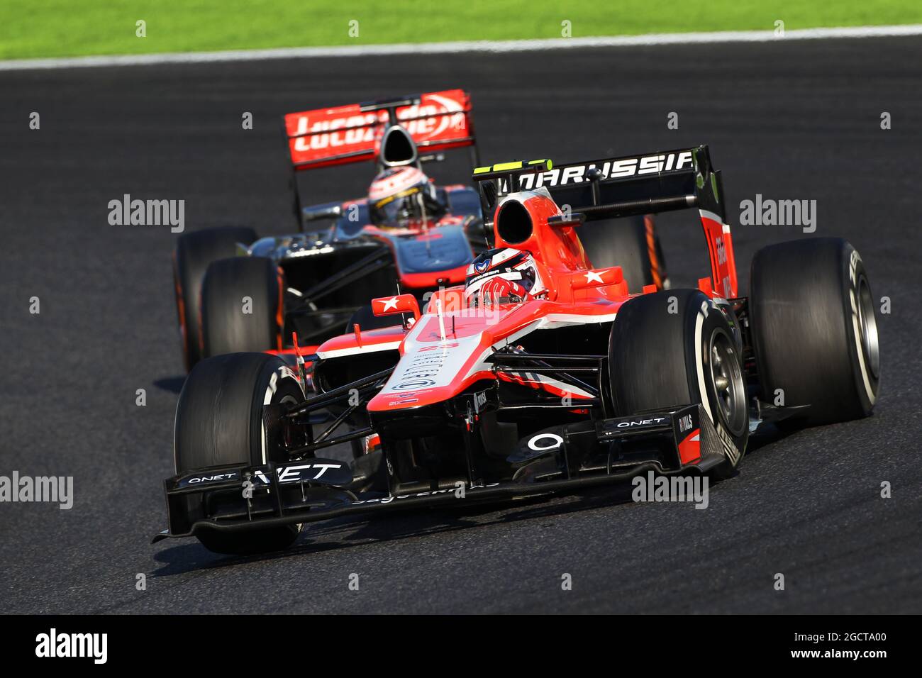 Max Chilton (GBR) Marussia F1 Team MR02. Grand Prix japonais, dimanche 13 octobre 2013. Suzuka, Japon. Banque D'Images