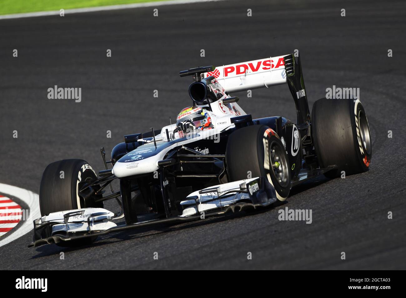 Pasteur Maldonado (VEN) Williams FW35. Grand Prix japonais, dimanche 13 octobre 2013. Suzuka, Japon. Banque D'Images
