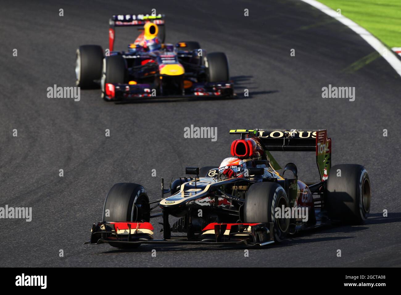 Romain Grosjean (FRA) Lotus F1 E21. Grand Prix japonais, dimanche 13 octobre 2013. Suzuka, Japon. Banque D'Images