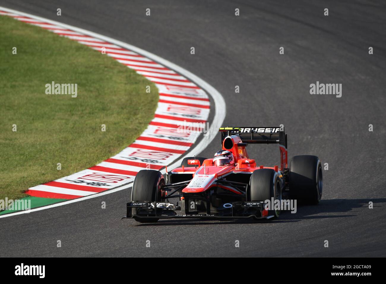 Max Chilton (GBR) Marussia F1 Team MR02. Grand Prix japonais, dimanche 13 octobre 2013. Suzuka, Japon. Banque D'Images