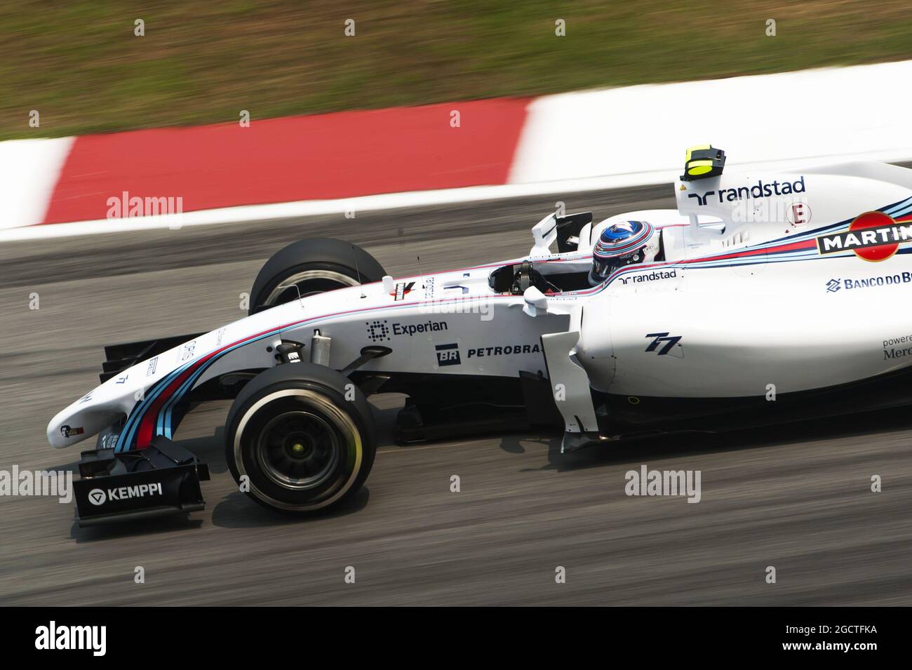 Valtteri Bottas (fin) Williams FW36. Grand Prix de Malaisie, vendredi 28 mars 2014. Sepang, Kuala Lumpur, Malaisie. Banque D'Images