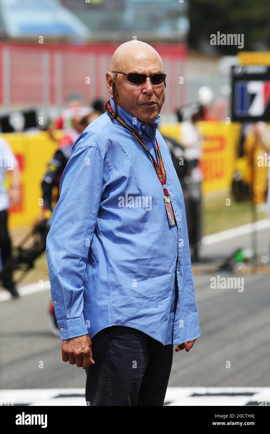 Peter Brabeck-Letmathe (AUT) Président de la Formule 1 sur la grille. Grand Prix d'Espagne, dimanche 11 mai 2014. Barcelone, Espagne. Banque D'Images