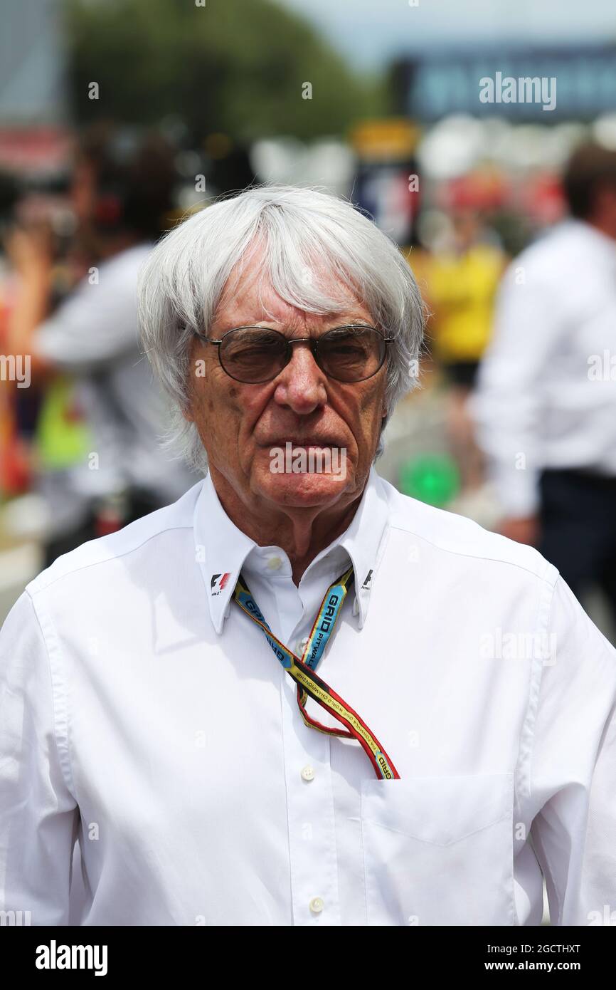 Bernie Ecclestone (GBR) sur la grille. Grand Prix d'Espagne, dimanche 11 mai 2014. Barcelone, Espagne. Banque D'Images