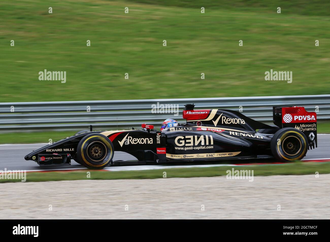 Romain Grosjean (FRA) Lotus F1 E22. Grand Prix d'Autriche, vendredi 20 juin  2014. Spielberg, Autriche Photo Stock - Alamy