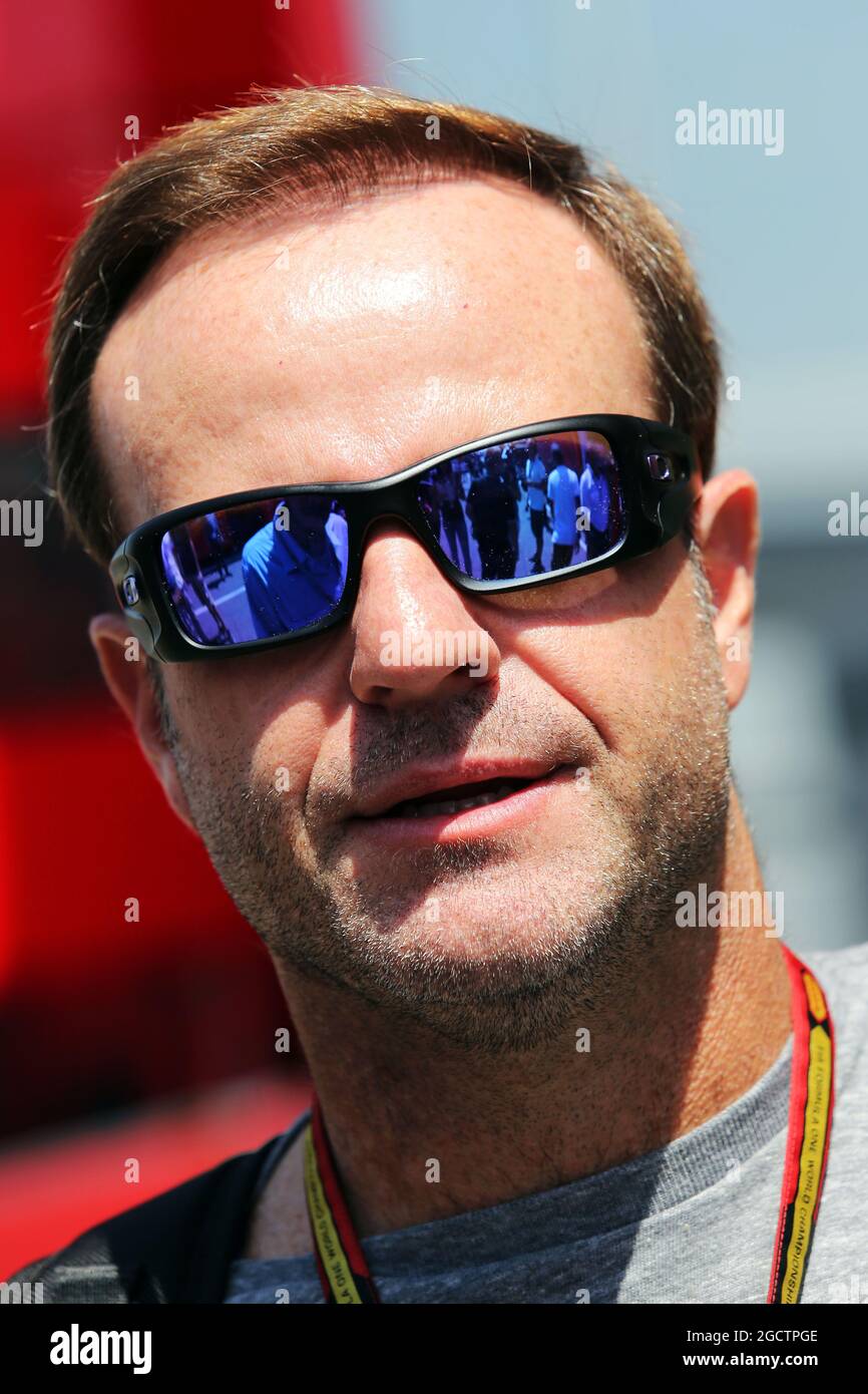 Rubens Barrichello (SOUTIEN-GORGE). Grand Prix d'Allemagne, samedi 19 juillet 2014. Hockenheim, Allemagne. Banque D'Images