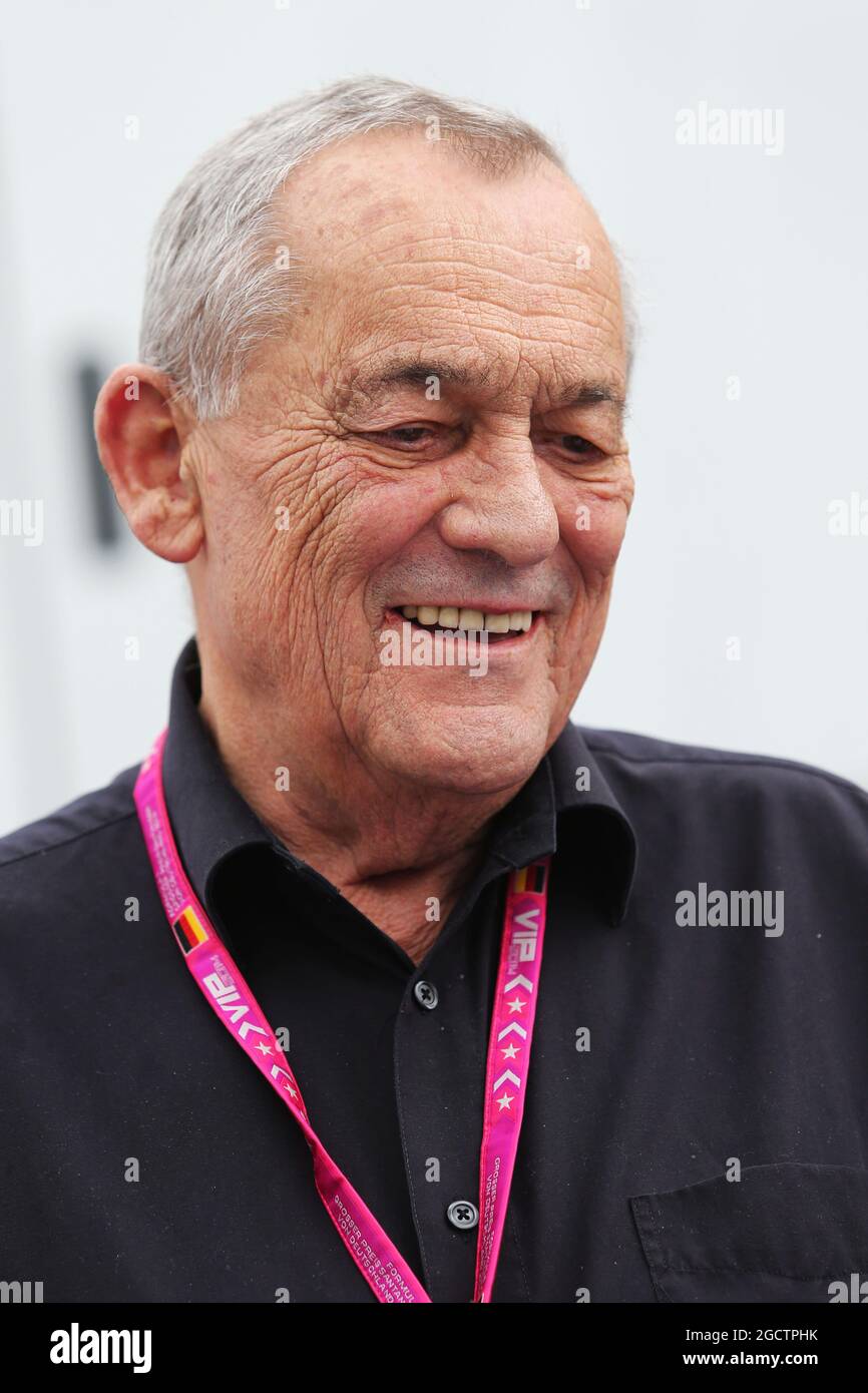 Paul Rosche (GER) ancien directeur technique de BMW Motorsport. Grand Prix d'Allemagne, dimanche 20 juillet 2014. Hockenheim, Allemagne. Banque D'Images