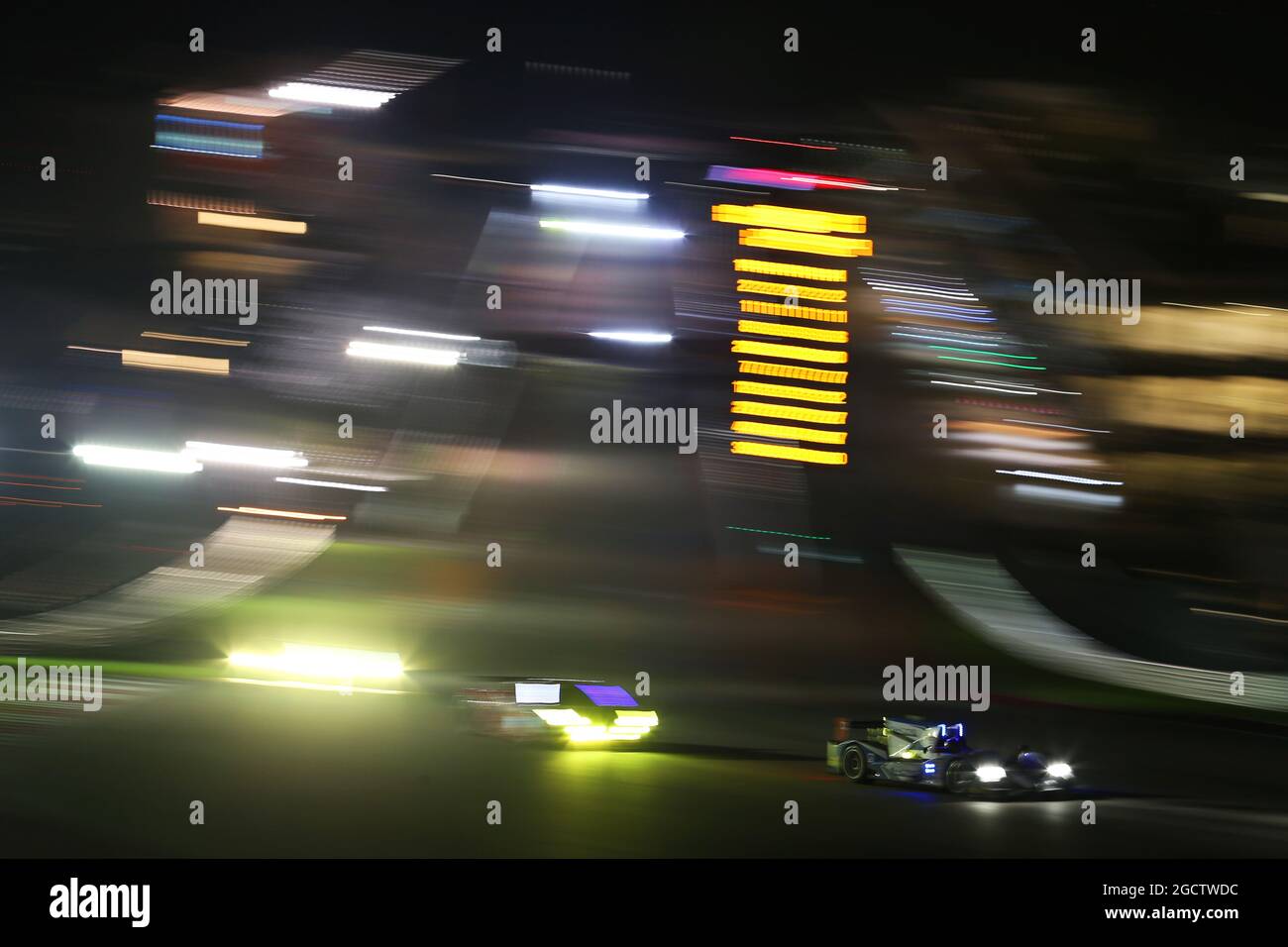 Action nocturne. FIA World Endurance Championship, Rd 4, 6 heures de circuit of the Americas. Samedi 20 septembre 2014. Austin, Texas, États-Unis. Banque D'Images