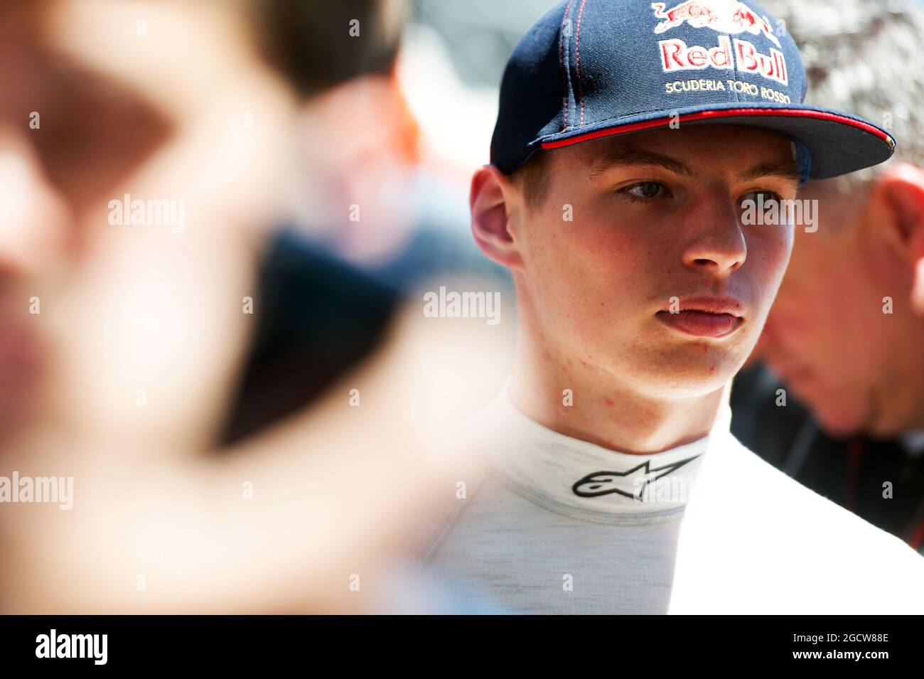 Max Verstappen (NLD) Scuderia Toro Rosso. Grand Prix de Monaco, vendredi 22 mai 2015. Monte Carlo, Monaco. Banque D'Images