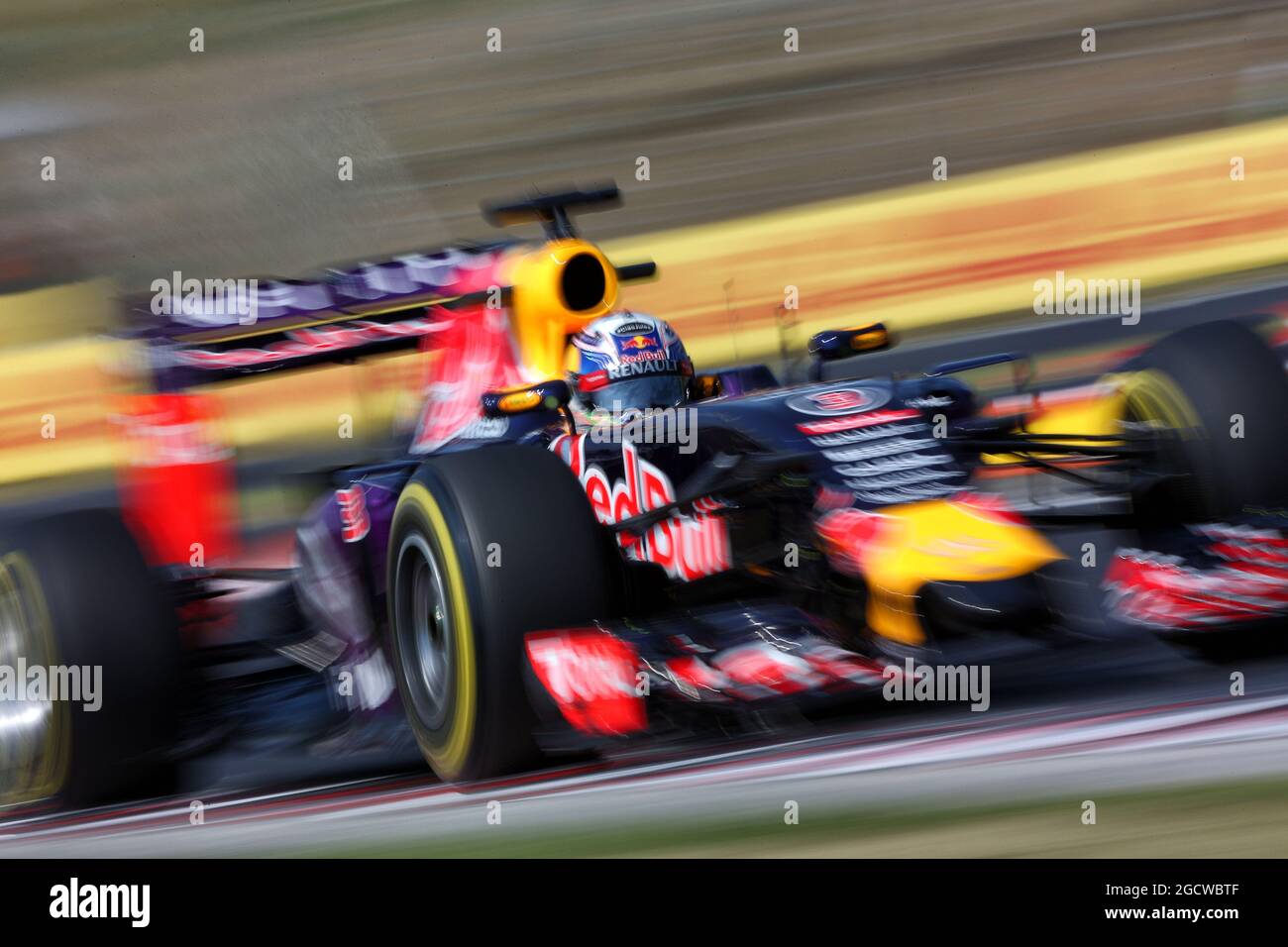 Daniel Ricciardo (AUS) Red Bull Racing RB11. Grand Prix de Hongrie, vendredi 24 juillet 2015. Budapest, Hongrie. Banque D'Images