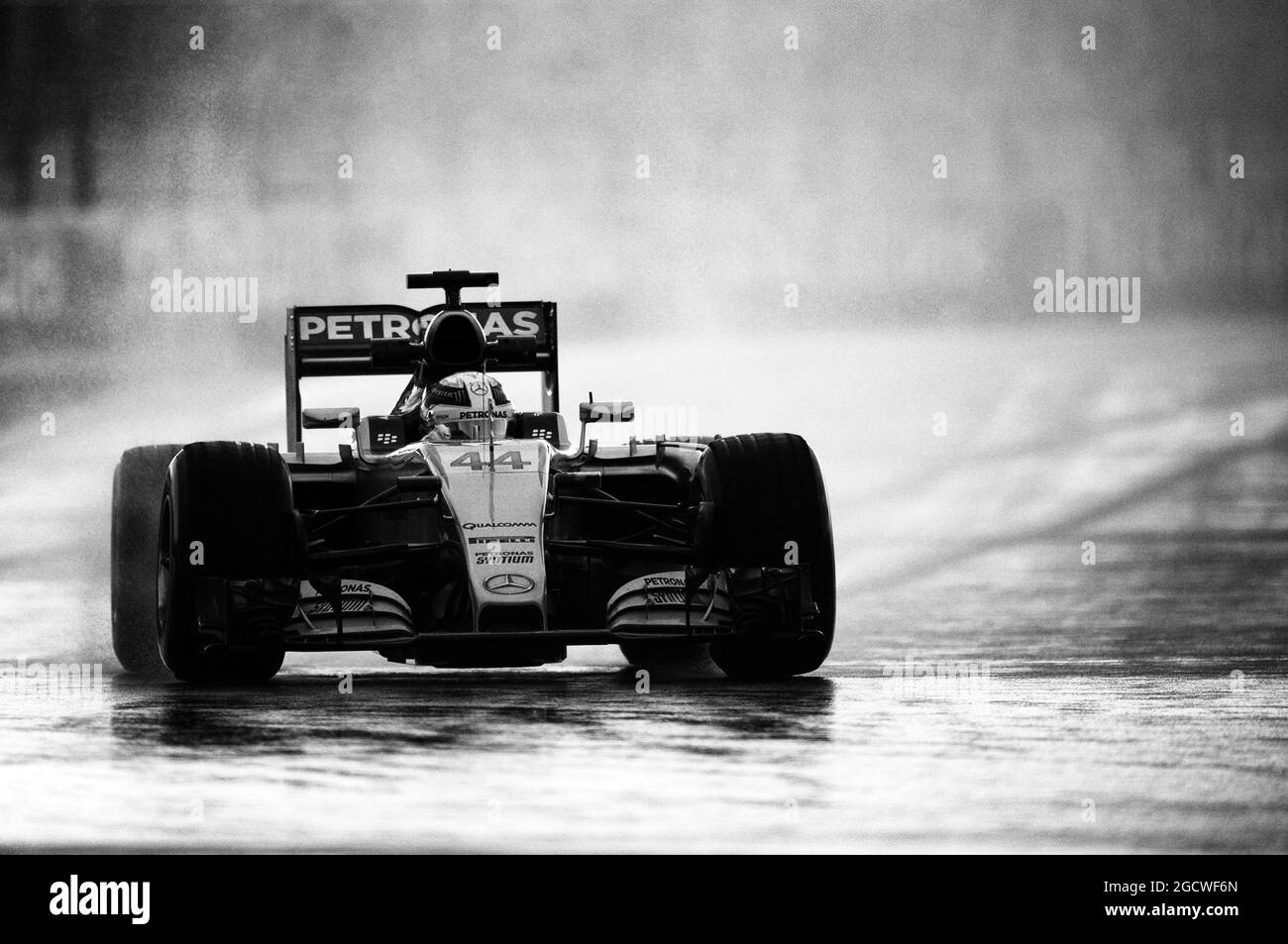 Lewis Hamilton (GBR) Mercedes AMG F1 W06. Grand Prix de Russie, vendredi 9 octobre 2015. Sotchi Autodrom, Sotchi, Russie. Banque D'Images