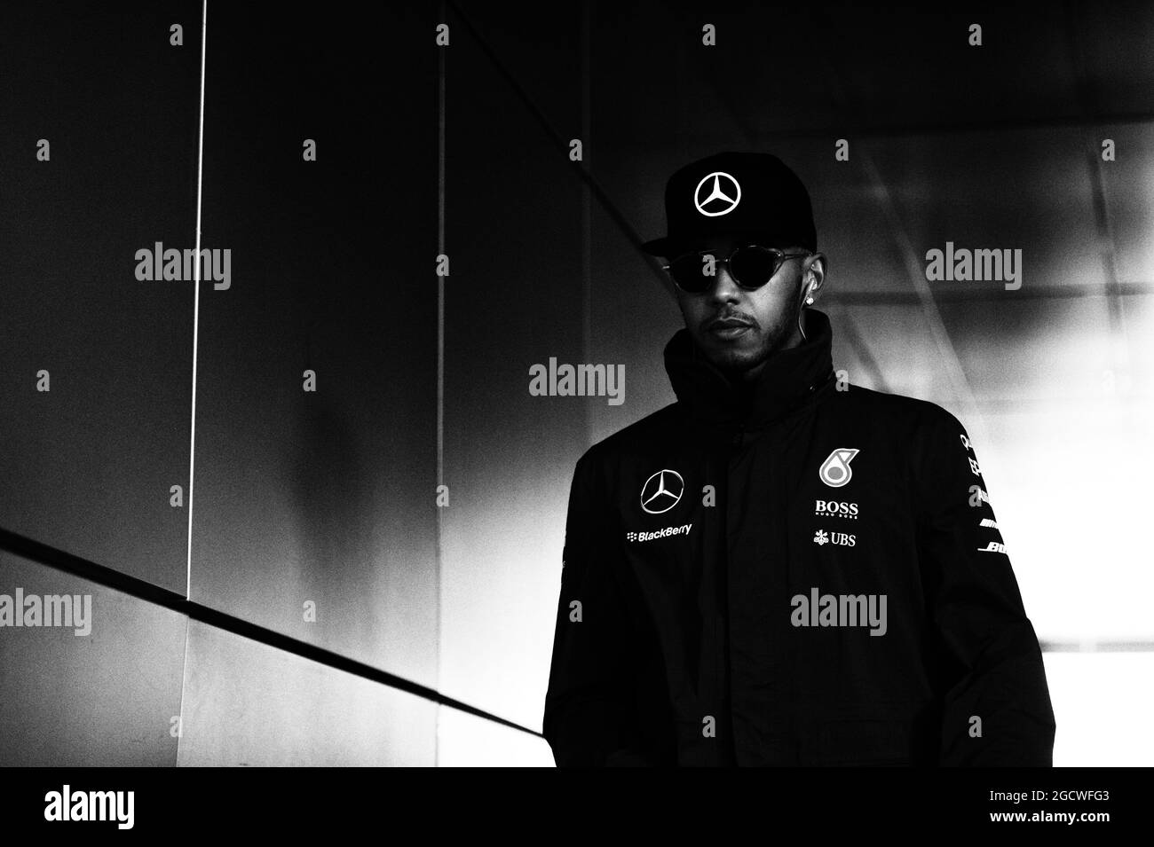 Lewis Hamilton (GBR) Mercedes AMG F1. Grand Prix de Russie, dimanche 11 octobre 2015. Sotchi Autodrom, Sotchi, Russie. Banque D'Images