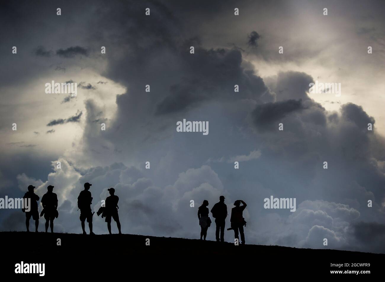 Ventilateurs. Grand Prix des États-Unis, vendredi 23 octobre 2015. Circuit of the Americas, Austin, Texas, États-Unis. Banque D'Images