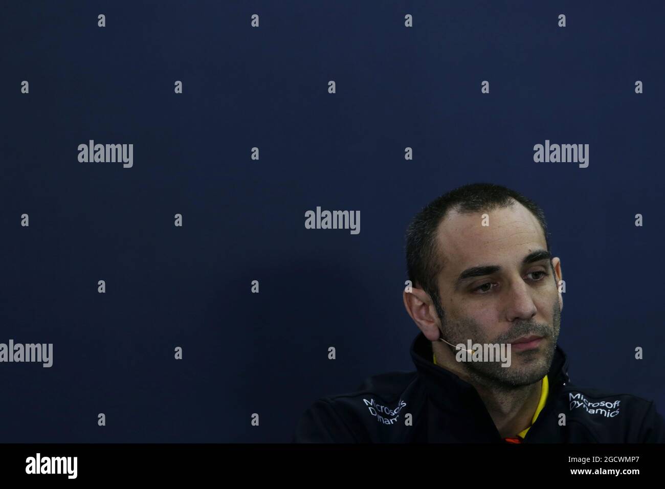 Cyril Abiteboul (FRA) Renault Sport F1 Directeur général de la Conférence de presse de la FIA. Grand Prix d'Australie, vendredi 18 mars 2016. Albert Park, Melbourne, Australie. Banque D'Images