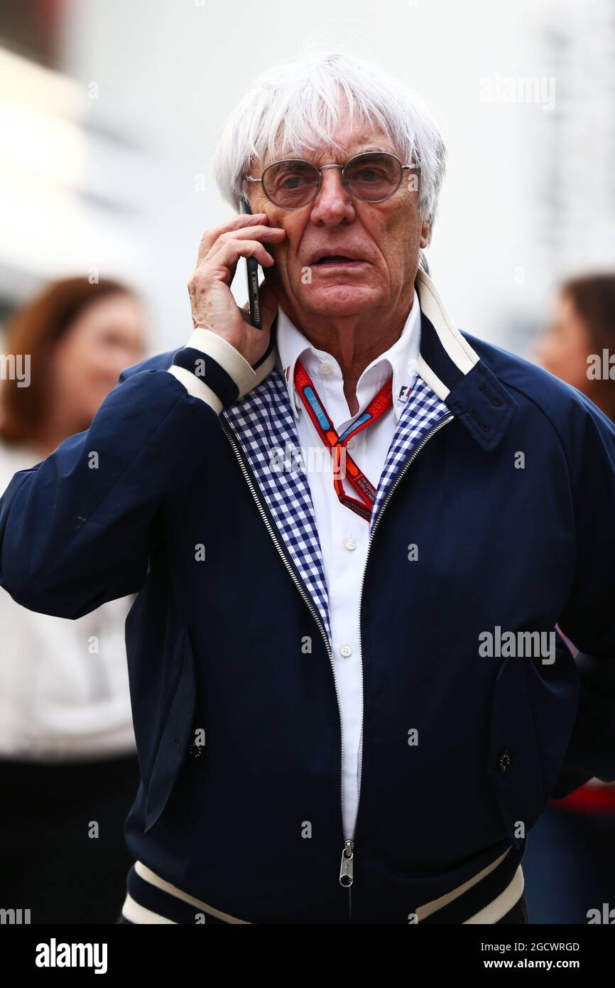 Bernie Ecclestone (GBR). Banque D'Images