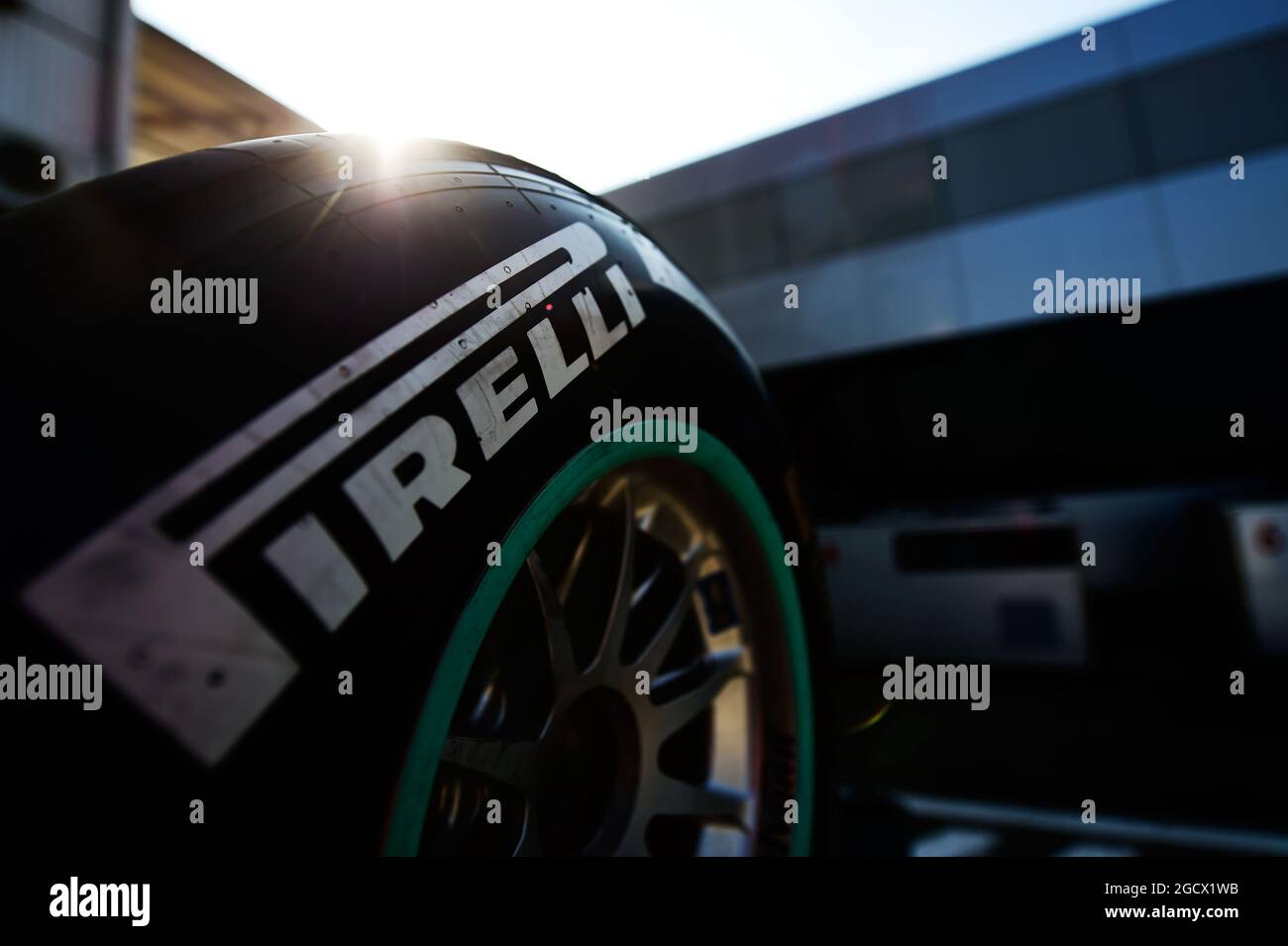 Pneu Pirelli. Grand Prix de Hongrie, dimanche 24 juillet 2016. Budapest, Hongrie. Banque D'Images