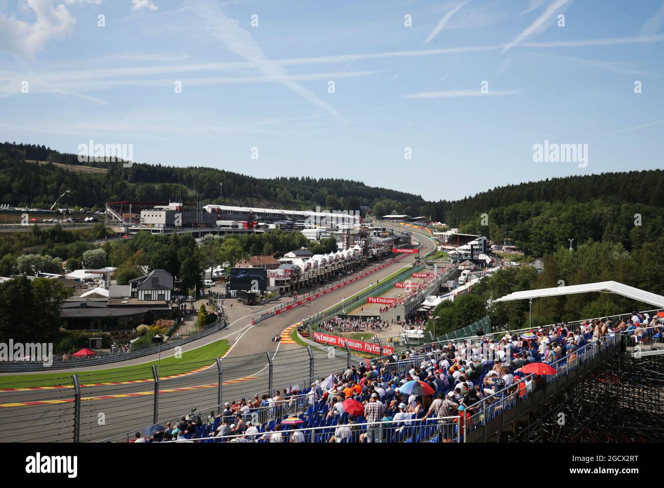 Esteban Ocon (FRA) Manor Racing MRT05. Grand Prix de Belgique, vendredi 26 août 2016. Spa-Francorchamps, Belgique. Banque D'Images