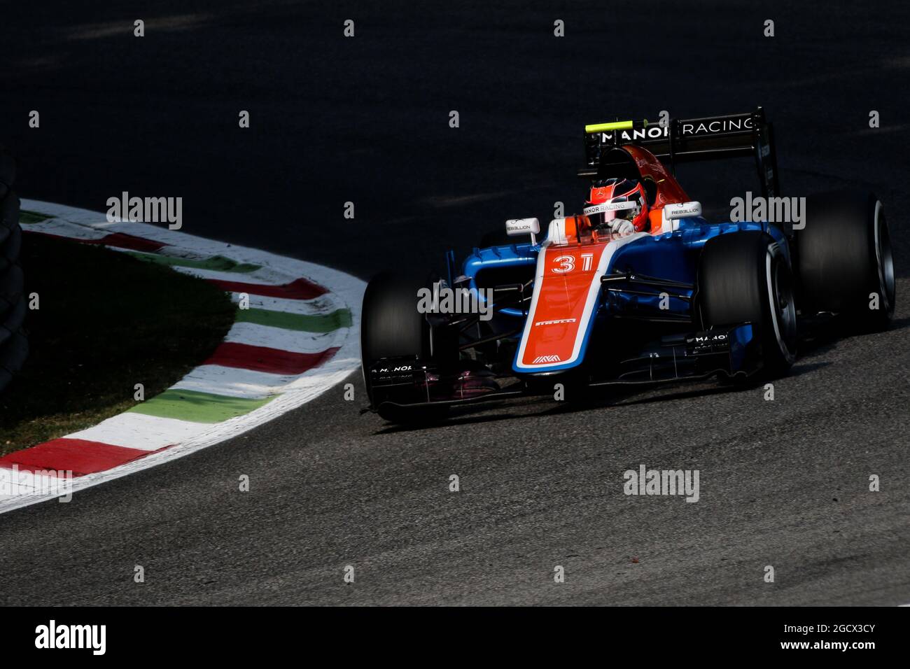 Esteban Ocon (FRA) Manor Racing MRT05. Grand Prix d'Italie, vendredi 2 septembre 2016. Monza Italie. Banque D'Images