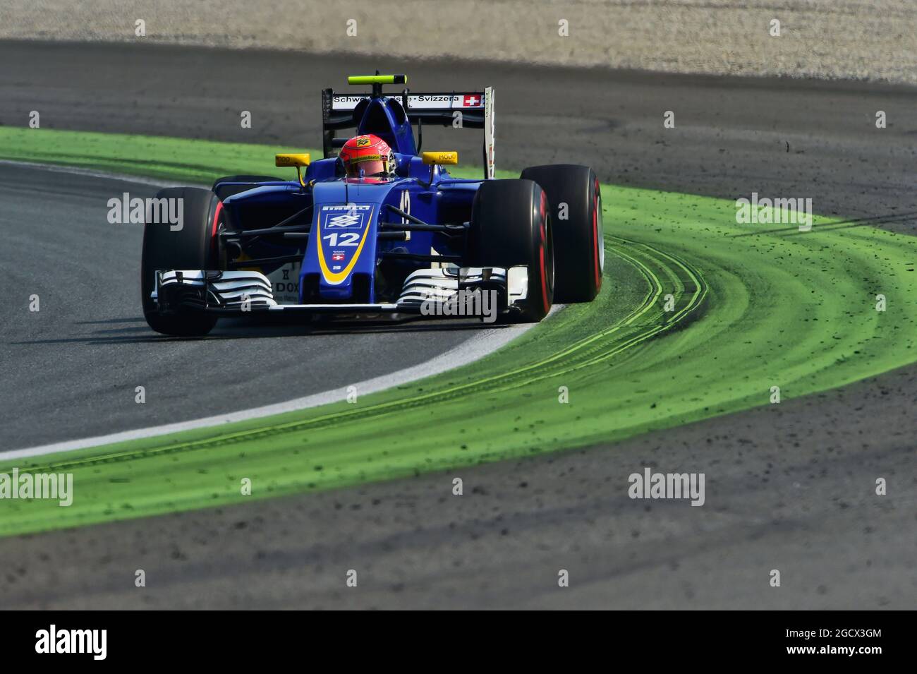 Felipe Nasr (BRA) Sauber C35. Grand Prix d'Italie, vendredi 2 septembre 2016. Monza Italie. Banque D'Images