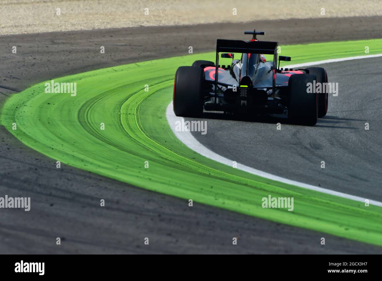 Jenson Button (GBR) McLaren MP4-31. Grand Prix d'Italie, vendredi 2 septembre 2016. Monza Italie. Banque D'Images