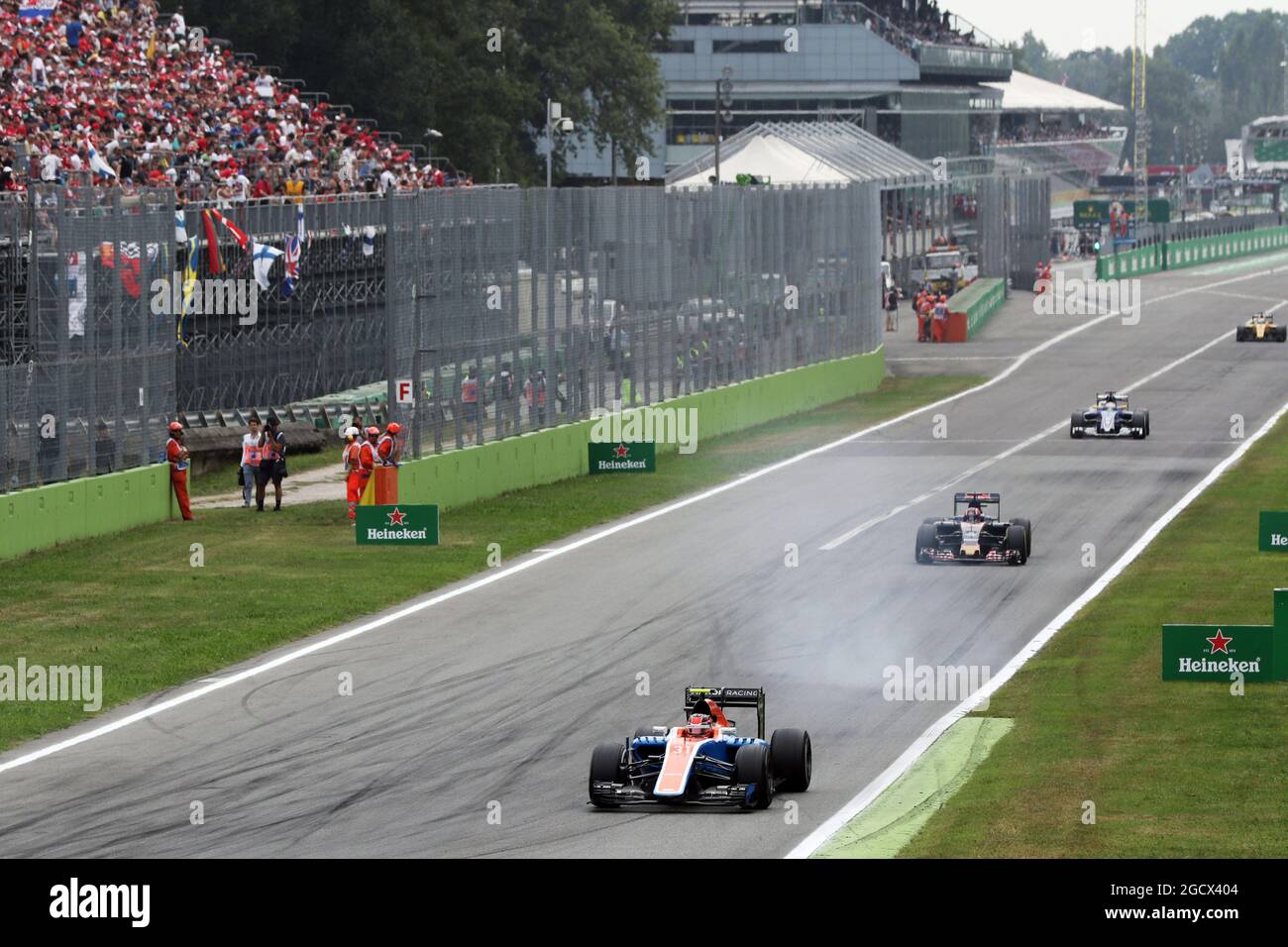 Esteban Ocon (FRA) Manor Racing MRT05. Grand Prix d'Italie, dimanche 4 septembre 2016. Monza Italie. Banque D'Images