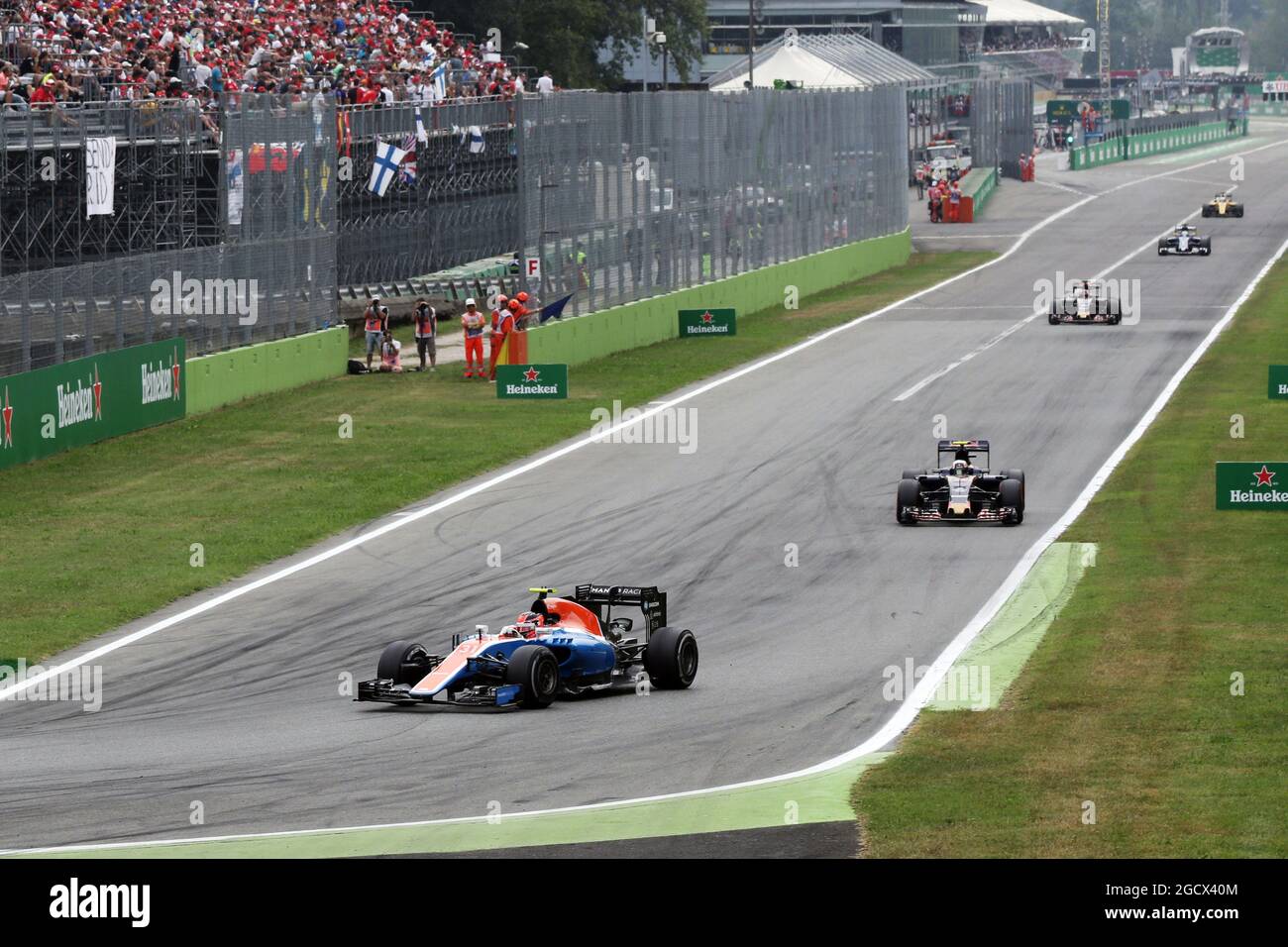 Esteban Ocon (FRA) Manor Racing MRT05. Grand Prix d'Italie, dimanche 4 septembre 2016. Monza Italie. Banque D'Images
