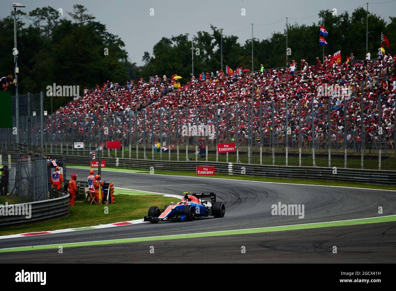 Esteban Ocon (FRA) Manor Racing MRT05. Grand Prix d'Italie, dimanche 4 septembre 2016. Monza Italie. Banque D'Images