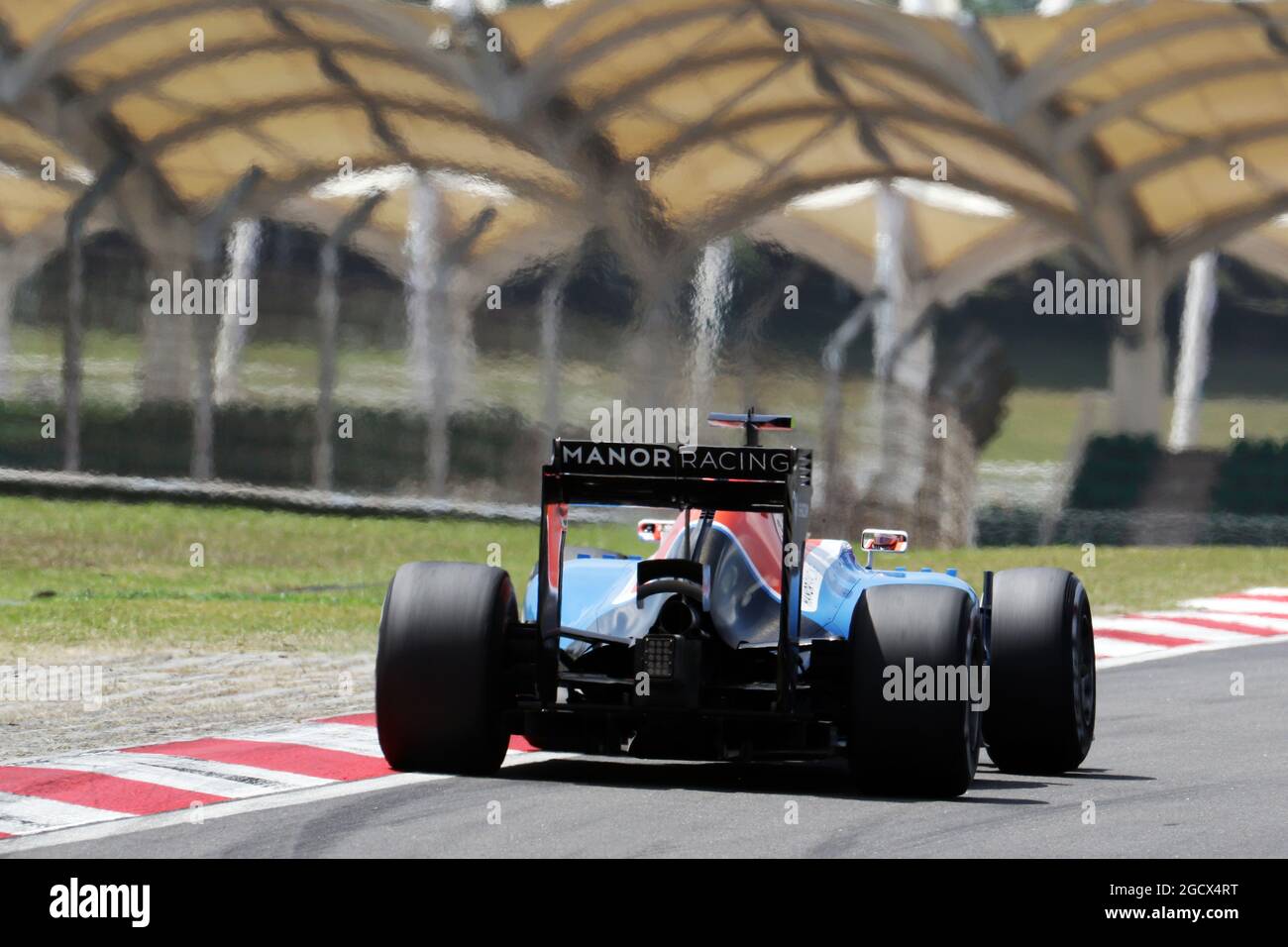 Esteban Ocon (FRA) Manor Racing MRT05. Grand Prix de Malaisie, vendredi 30 septembre 2016. Sepang, Kuala Lumpur, Malaisie. Banque D'Images