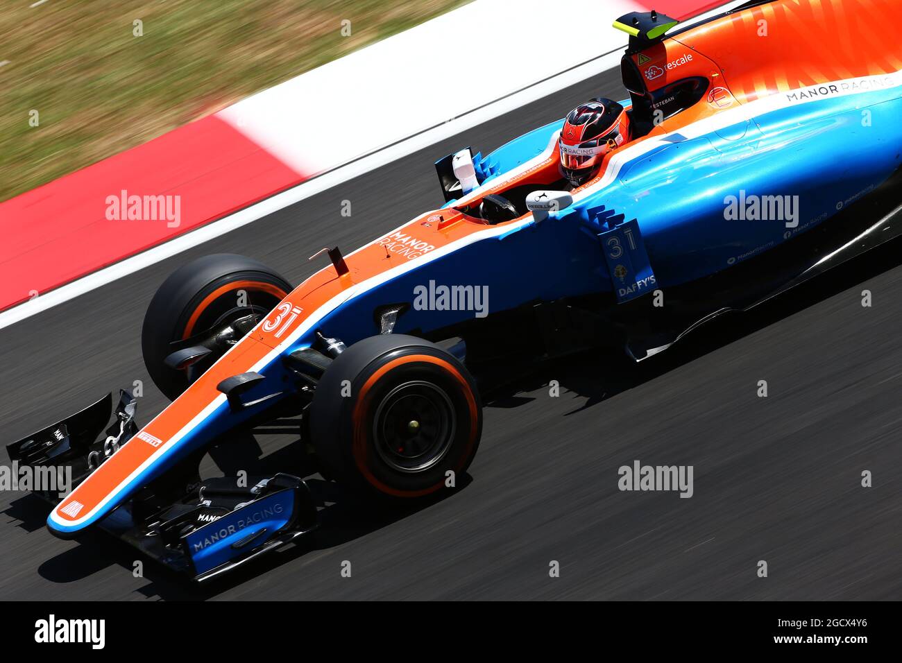 Esteban Ocon (FRA) Manor Racing MRT05. Grand Prix de Malaisie, vendredi 30 septembre 2016. Sepang, Kuala Lumpur, Malaisie. Banque D'Images