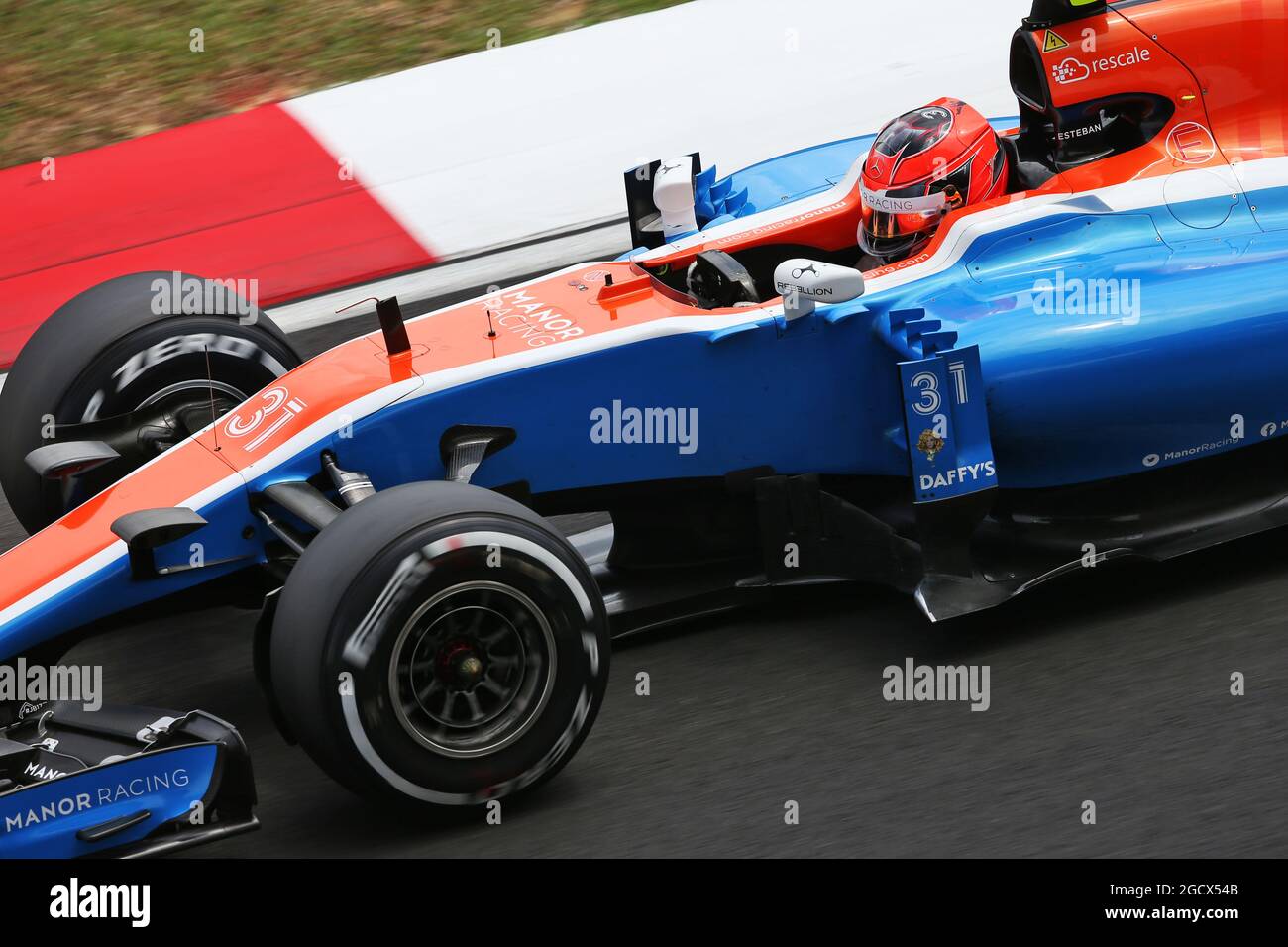 Esteban Ocon (FRA) Manor Racing MRT05. Grand Prix de Malaisie, samedi 1er octobre 2016. Sepang, Kuala Lumpur, Malaisie. Banque D'Images