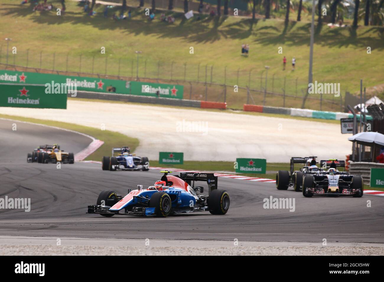 Esteban Ocon (FRA) Manor Racing MRT05. Grand Prix de Malaisie, samedi 2 octobre 2016. Sepang, Kuala Lumpur, Malaisie. Banque D'Images