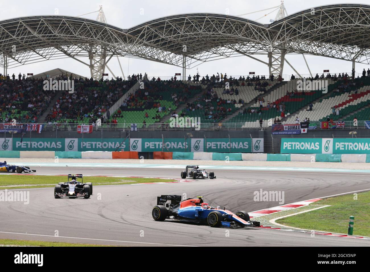 Esteban Ocon (FRA) Manor Racing MRT05. Grand Prix de Malaisie, samedi 2 octobre 2016. Sepang, Kuala Lumpur, Malaisie. Banque D'Images