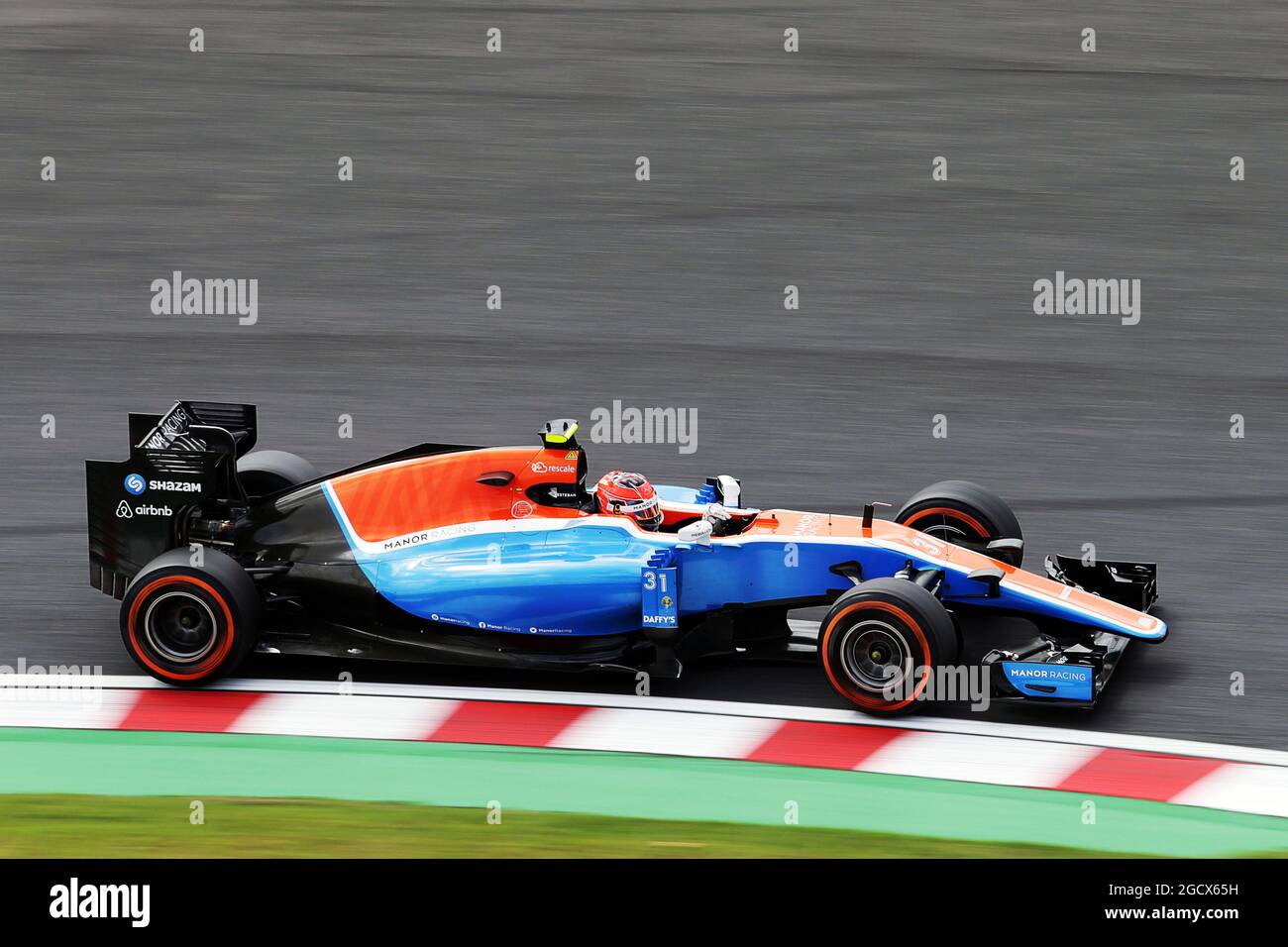 Esteban Ocon (FRA) Manor Racing MRT05. Grand Prix japonais, vendredi 7 octobre 2016. Suzuka, Japon. Banque D'Images
