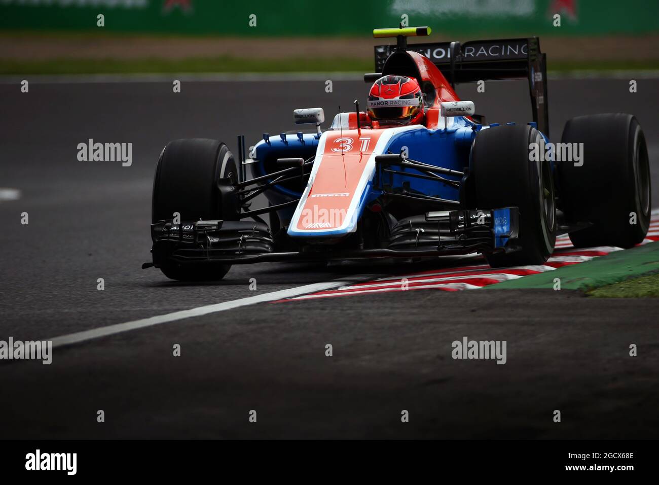 Esteban Ocon (FRA) Manor Racing MRT05. Grand Prix japonais, vendredi 7 octobre 2016. Suzuka, Japon. Banque D'Images