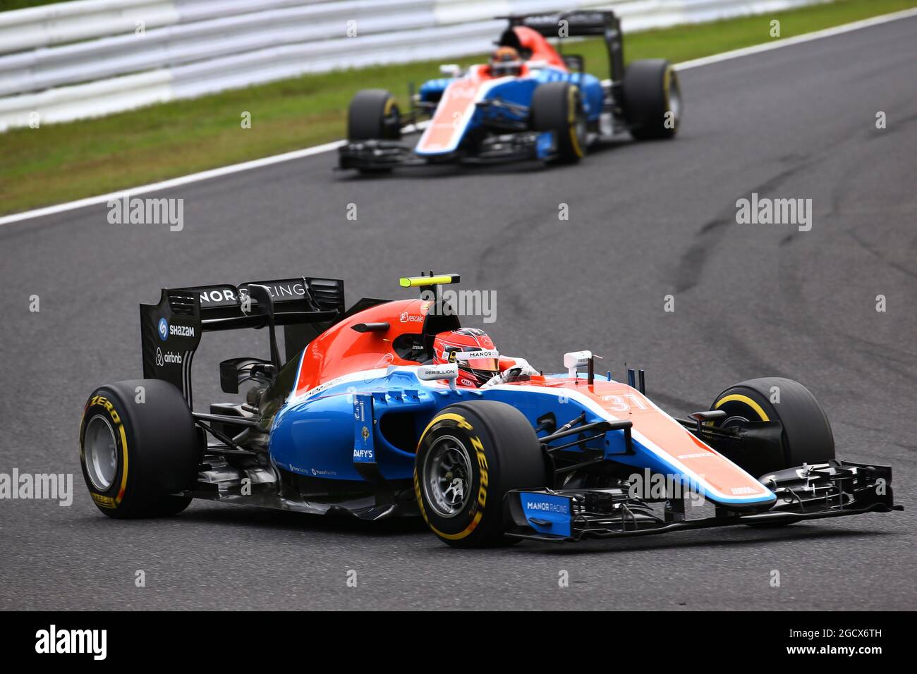 Esteban Ocon (FRA) Manor Racing MRT05. Grand Prix japonais, dimanche 9 octobre 2016. Suzuka, Japon. Banque D'Images