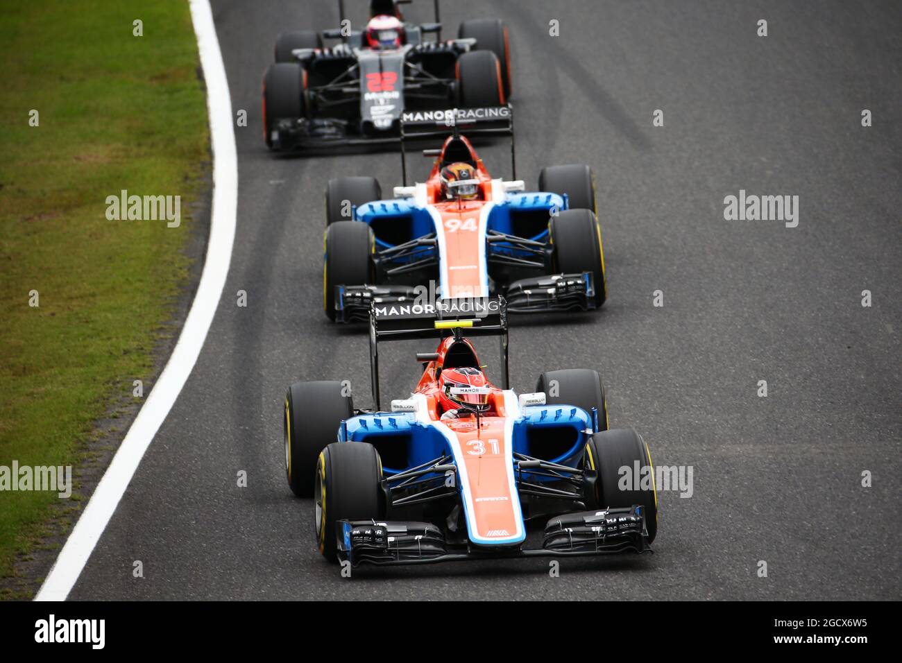 Esteban Ocon (FRA) Manor Racing MRT05. Grand Prix japonais, dimanche 9 octobre 2016. Suzuka, Japon. Banque D'Images