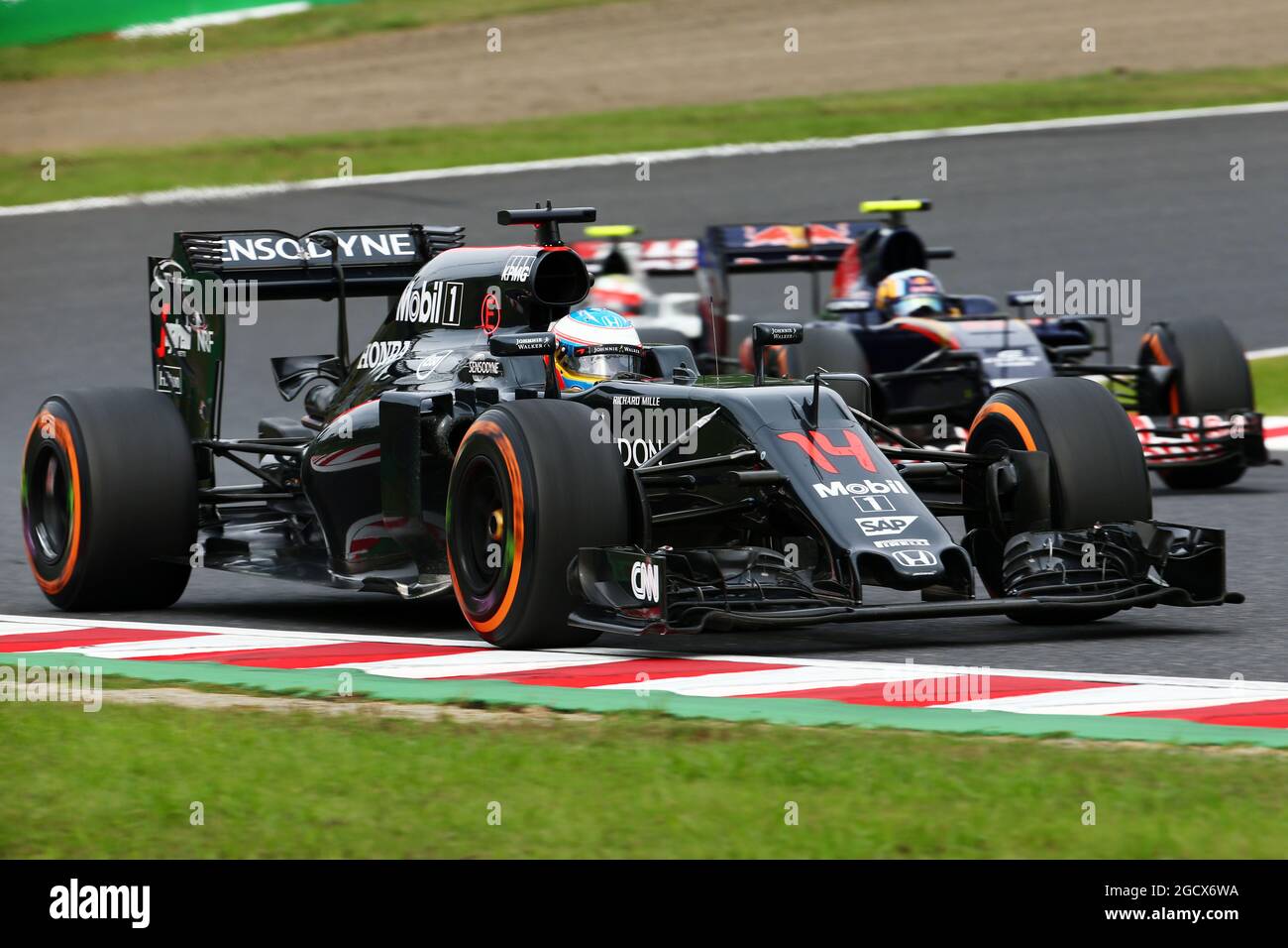 Fernando Alonso (ESP) McLaren MP4-31. Grand Prix japonais, dimanche 9 octobre 2016. Suzuka, Japon. Banque D'Images