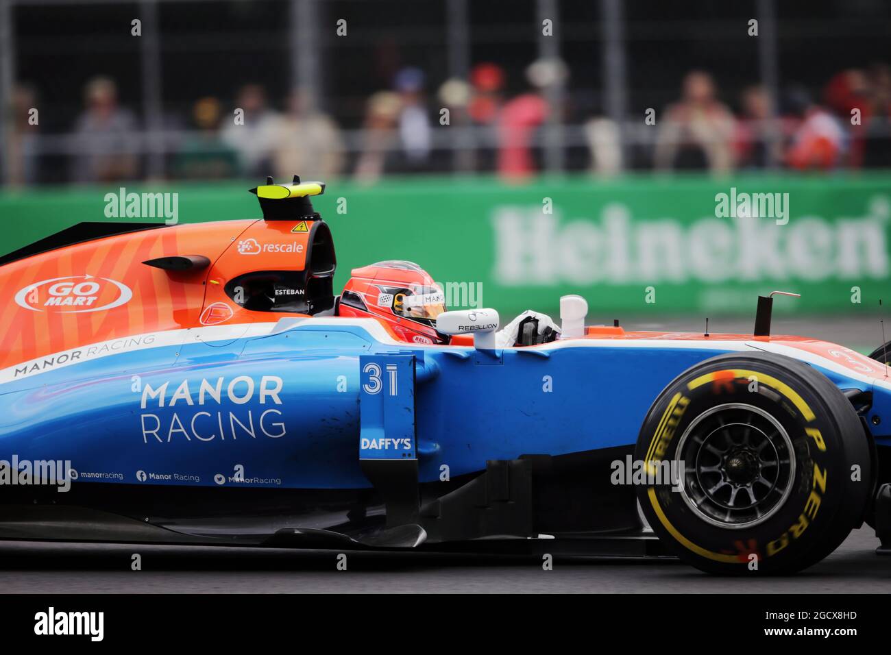 Esteban Ocon (FRA) Manor Racing MRT05. Grand Prix du Mexique, vendredi 28 octobre 2016. Mexico, Mexique. Banque D'Images