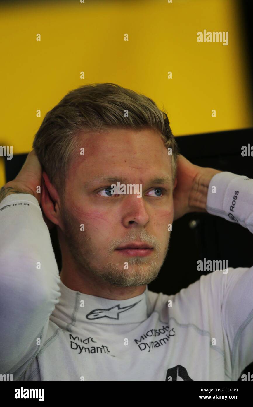 Kevin Magnussen (DEN) Renault Sport F1 Team. Grand Prix du Mexique, vendredi 28 octobre 2016. Mexico, Mexique. Banque D'Images