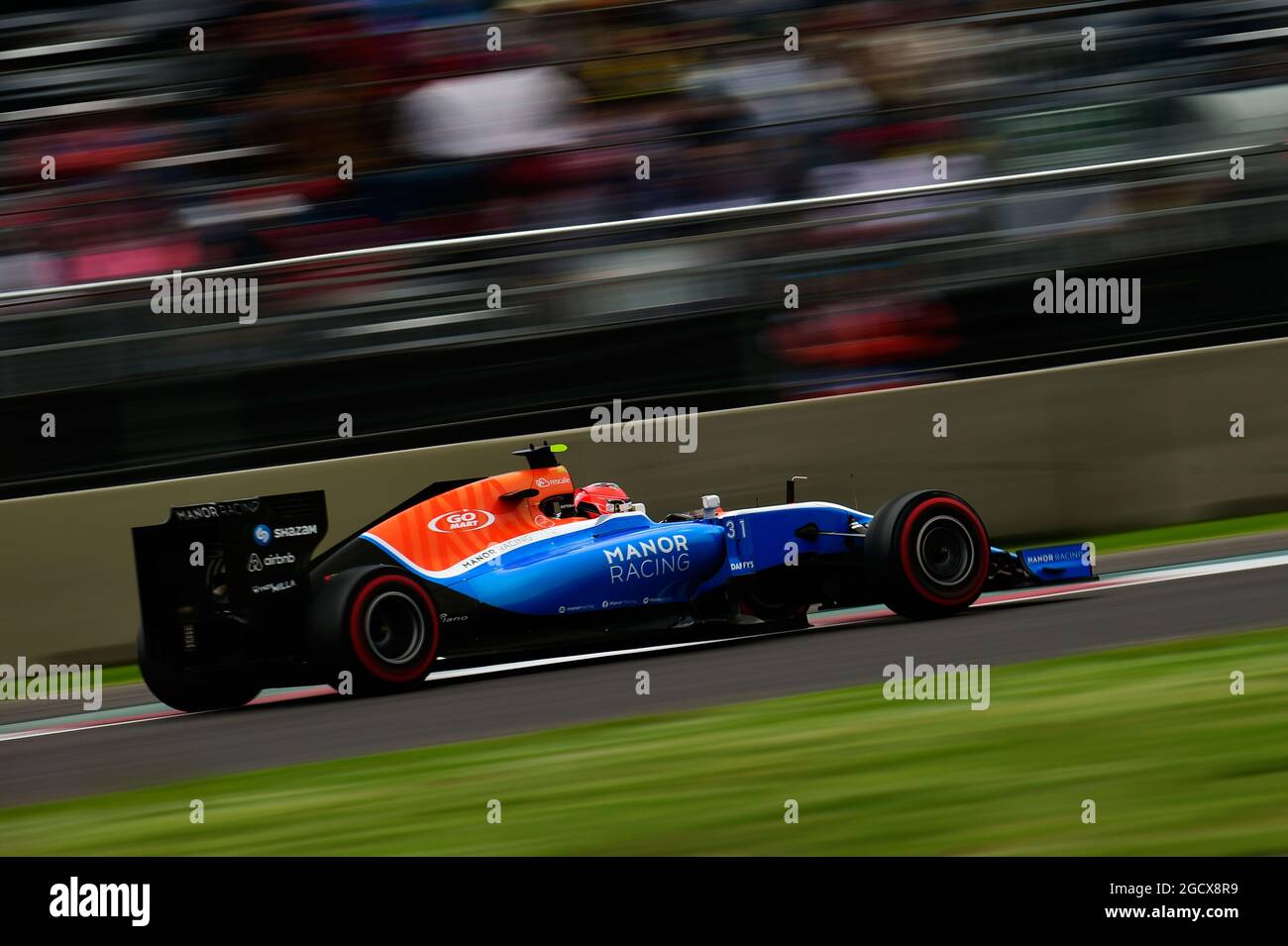 Esteban Ocon (FRA) Manor Racing MRT05. Grand Prix du Mexique, vendredi 28 octobre 2016. Mexico, Mexique. Banque D'Images