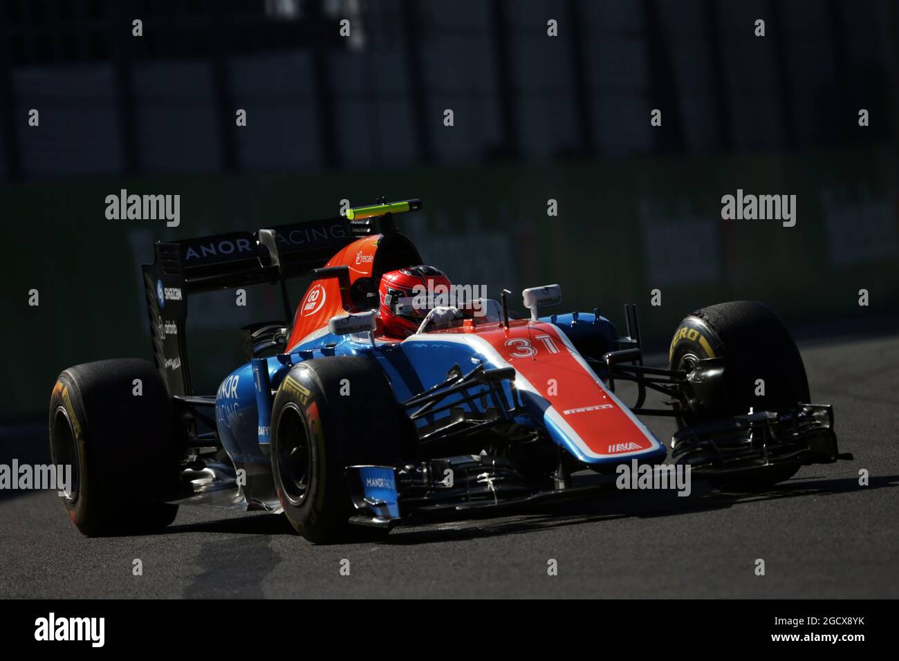 Esteban Ocon (FRA) Manor Racing MRT05. Grand Prix du Mexique, samedi 29 octobre 2016. Mexico, Mexique. Banque D'Images