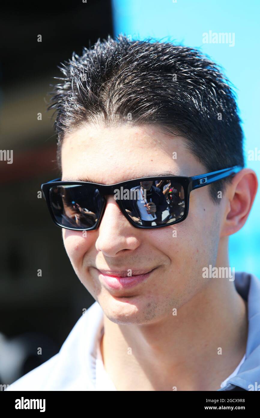 Esteban Ocon (FRA) Manor Racing. Grand Prix brésilien, jeudi 10 novembre 2016. Sao Paulo, Brésil. Banque D'Images